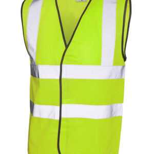 Hi Viz Sleeveless Safety Waist Coat